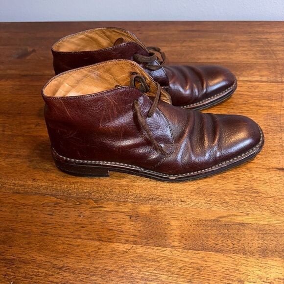 John Varvatos Leather Ankle Dress Boot - Picture 2 of 8